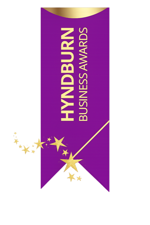 Hyndburn Business Awards ribbon awarded to Tipsy Cows